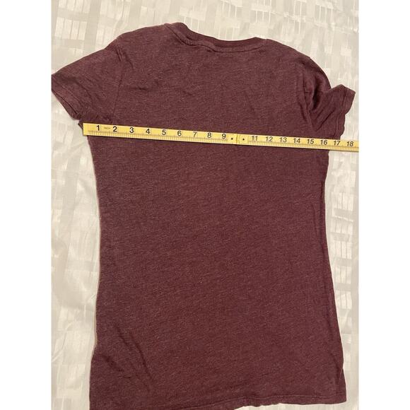 Free State Sun and Moon Aeropostale Junior Size Medium Maroon T Shirt - Picture 5 of 6